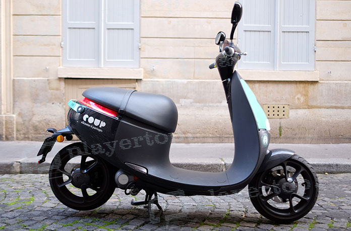 scooter electrique coup